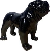 Bulldog - Hond - Beeld - Decoratie - Staand - Zwart