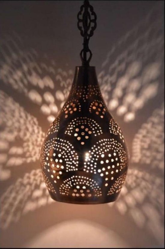 Oosterse filigrain hanglamp (Marokkaanse lamp) ø 14 cm | bol.com