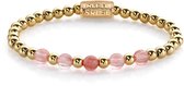 Rebel & Rose More Balls Than Most Yellow Gold meets Cherry Rose - 6mm RR-60081-G-16,5 cm