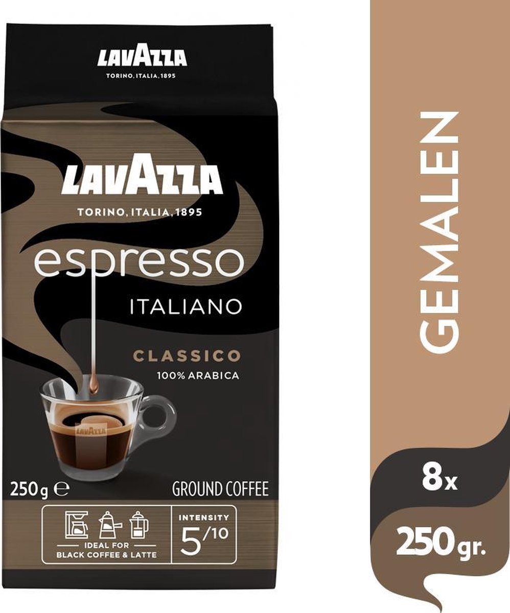 Lavazza - Espresso Italiano Classico moulu - El Cafe Shop
