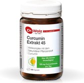 Dr. Wolz Curcumin Extrakt |45 x beter opneembaar Kurkuma supplement| getest in door universiteiten | Wolz is nr 1 kwaliteit supplement in Duitsland