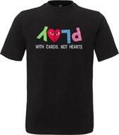 RIVERO Play With Cards T-shirt Black