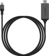 USB C kabel naar HDMI Kabel 1.8 Meter - 4K | Type c To HDMI Cable | HP | Dell Xps | Apple Macbook Pro | Samsung | Huawei | HP | Spacegrey | A-KONIC©