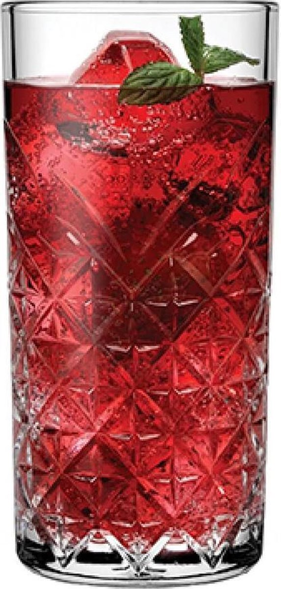 Timeless - Longdrinkglazen - 365 ml - Set van 4