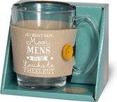 Tijd voor Thee - Theeglas “Mooi Mens”