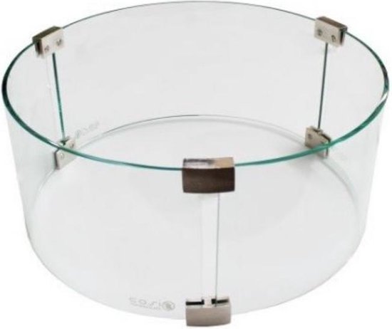 Sparkly Fire glas ombouw rond Ø50 cm tevens geschikt voor Enjoyfires  vuurtafel Roundi... | bol.com