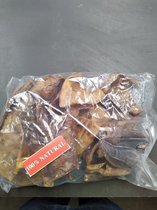 varkensoren varken oor (45gr per stuk) 10 stuks van de snackmeester 100% natuurlijk natural naturel gedroogd dried
