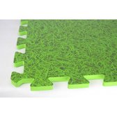 Tuiles de piscine | Carrelage de sol vert herbe | Surface | 6 pièces |  Set de tapis Fitness Puzzle - total 120x80x1,2cm - 0 96 m2