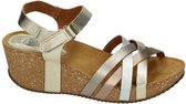 Hee -Dames -  goud - sandalen - maat 40