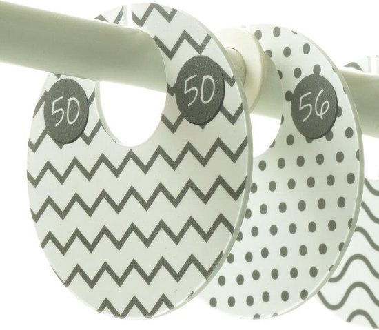 Onaroo – maathangers – baby kledinghanger – labels - accessoire – maat 50  tm 92 – 7... | bol.com
