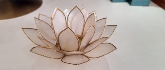 Lotus waxinelicht houder naturel | bol.com