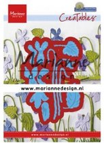 Marianne Design Creatables Snij en Embosstencil - Petra's Viooltjes