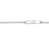 N-joy trendstyle zilveren plaat armband  14143 INCLUSIEF NAAMGRAVURE