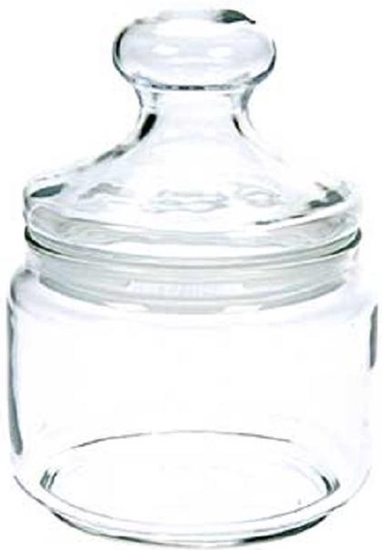 Luminarc Pot Club - Voorraadpot - 0,5 Liter - Glas - (set van 3) En Yourkitchen E-kookboek - Heerlijke Smulrecepten