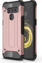 Magic Armor TPU + PC Combinatie Case voor LG V50 ThinQ 5G (Rose Gold)