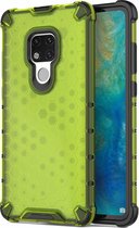Honeycomb Shockproof PC + TPU Case voor Huawei Mate 20 (groen)
