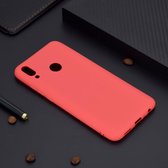 Voor Huawei Y9 (2019) Candy Color TPU Case (rood)
