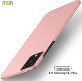 Voor Galaxy S20 + Pro / S11 Plus MOFI Frosted PC Ultradunne harde hoes (rose goud)
