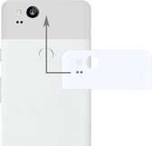 Google Pixel 2 Achterklep bovenste glazen lensdop (wit)