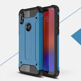 Magic Armor TPU + PC Combinatie Case voor Motorola One (P30 Play) (Blauw)