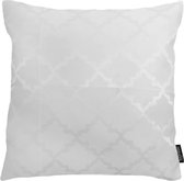 Jacquard Eden White Kussenhoes | Katoen / Polyester | 45 x 45 cm