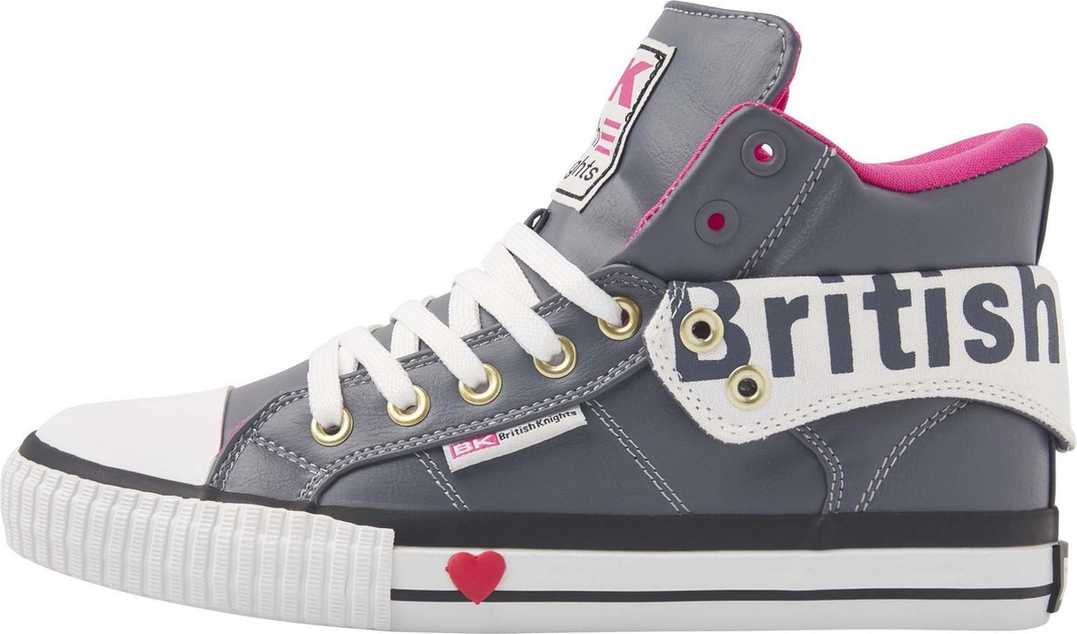 British Knights ROCO Dames sneakers hoog Donker grijs