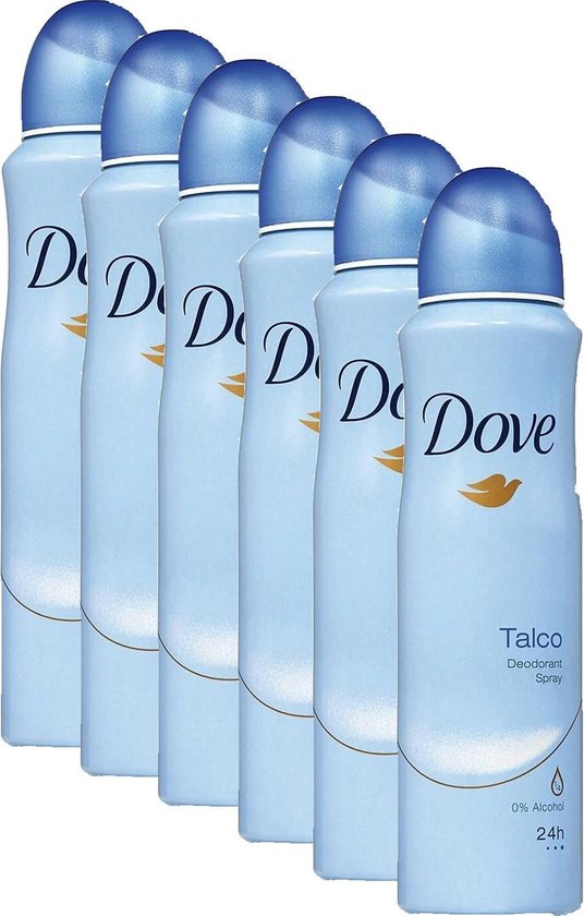 Dove Deo Spray Talco – Voordeelverpakking 6 x 150 ml |