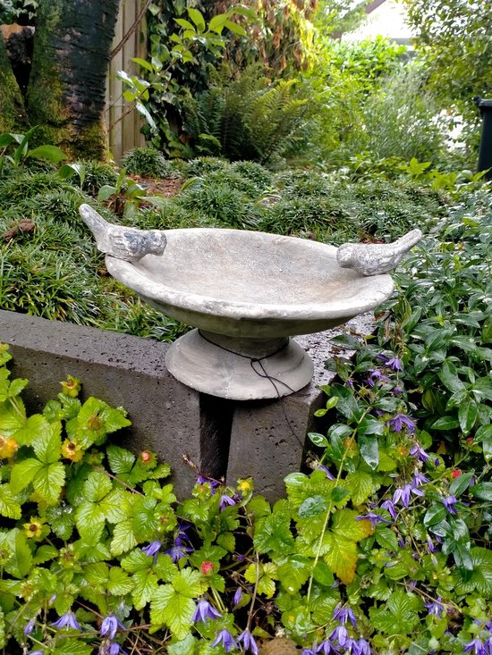 bol.com | Yourshop24 Vogelbadje Aardewerk - 30x25x14 cm - Vogelbad