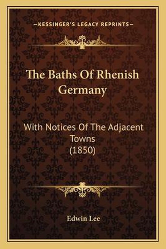 The Baths of Rhenish Germany - cover