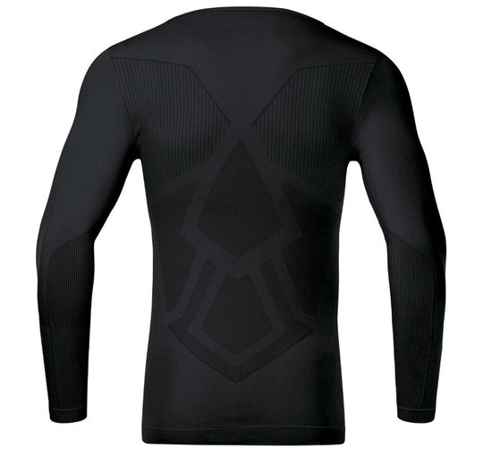 Jako Comfort 2.0 Longsleeve Heren - Zwart | Maat: L — afbeelding 3