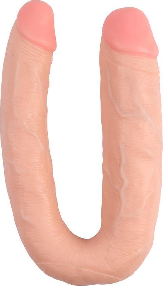 Goedkoopste Dubbele Dildo 45 cm - beige