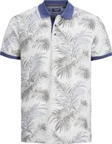 Jack & Jones - JPRMAX BLU, AOP POLO SS - Mystic Blue - Mannen - Maat S
