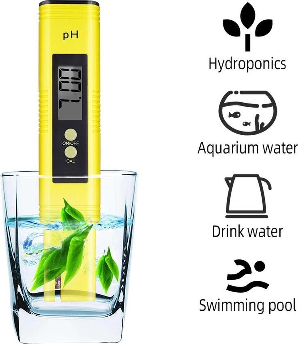 Nauwkeurige Digitale PH MeterPH meter zwembad Zuurtegraad meten PH