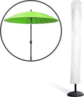 Parasolhoes - Wit - Rond en Vierkant MAX. 3 Meter - 200 x 45 x 65 cm - Met Rits