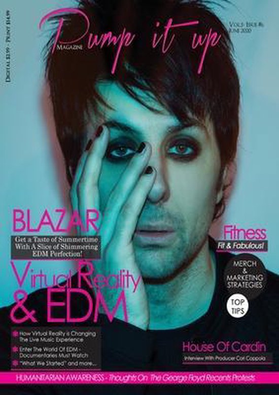 Vol.5- Pump it up magazine presents EDM Sensation BLAZAR - cover