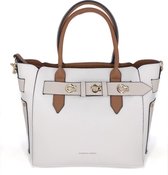 Daniele Donati  Handtas - Wit met cognac