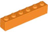 LEGO 3009 Steen 1x6 Oranje (100 stuks)
