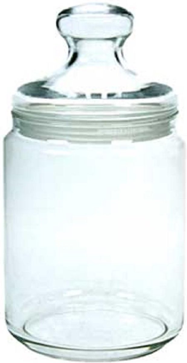 Luminarc Pot Club - Voorraadpot Met Deksel - 0,28 Liter - Glas - (set van 6) En Yourkitchen E-kookboek - Heerlijke Smulrecepten