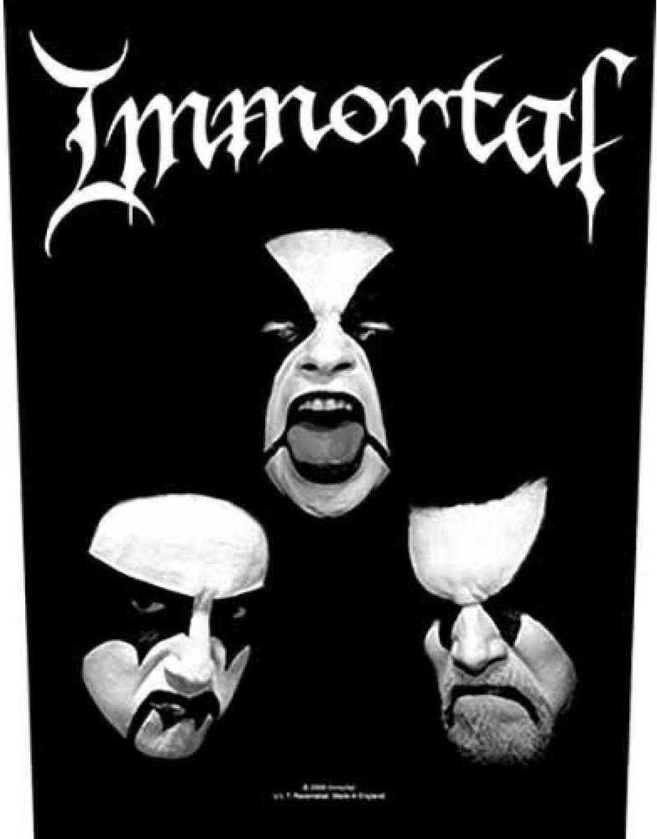 Immortal - Blashyrkh Rugpatch - Zwart