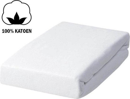 Supersonische snelheid Buitenboordmotor Zilver D'Orveige Molton Hoeslaken - 100% Katoen - Ledikant - 60x120 cm - Wit |  bol.com