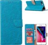 iPhone SE 2 2020 / 7 / 8 - Bookcase Turquoise - portemonee hoesje