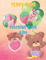 Teddy Bear Coloring Book Kids