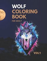 Wolf Coloring Book For Adult