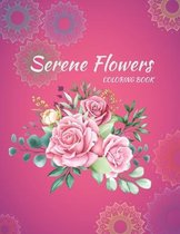 Serene Flowers Coloring Book