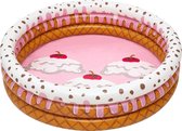 Cupcake Piscine Gonflable 160 x 38 cm Rond - Bassin pour enfants - Bassin de jeux - Bassin pour enfants
