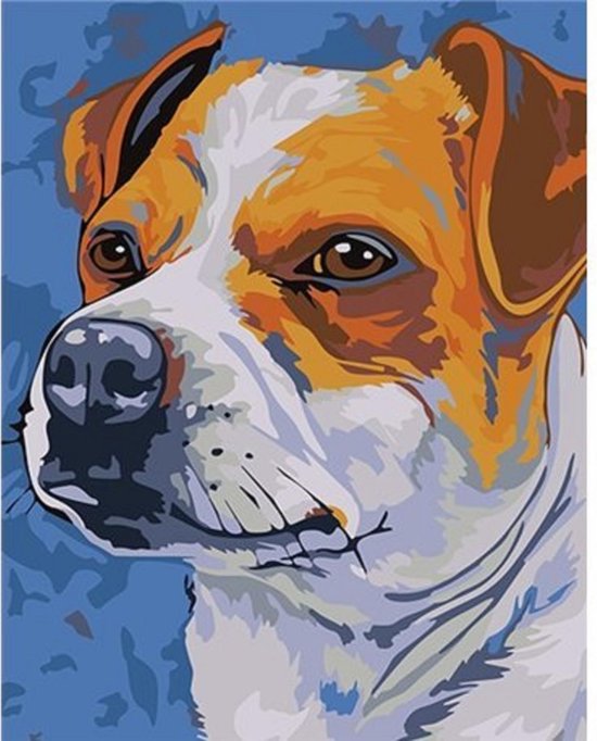 Wizardi Paint by Numbers Jack Russel Terrier T16130073