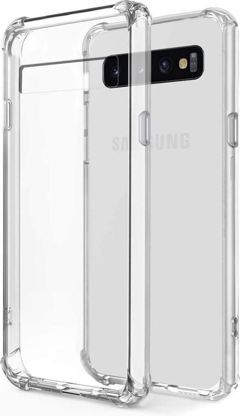 iMoshion Hoesje Geschikt voor Samsung Galaxy S10 Plus Hoesje Siliconen - iMoshion Shockproof Case - Transparant