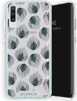 Selencia Zarya Fashion Extra Beschermende Backcover Samsung Galaxy A70 hoesje - Feathers