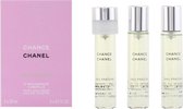 Chanel Chance Eau Fraîche - 3 x 20 ml - eau de toilette recharge spray