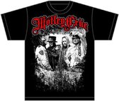 Motley Crue - Greatest Hits Band Shot Heren T-shirt - S - Zwart